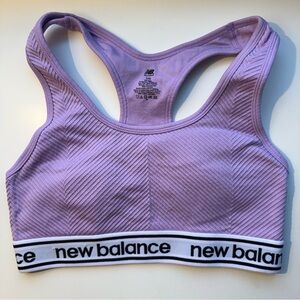 New Balance Lavender Racerback Bra